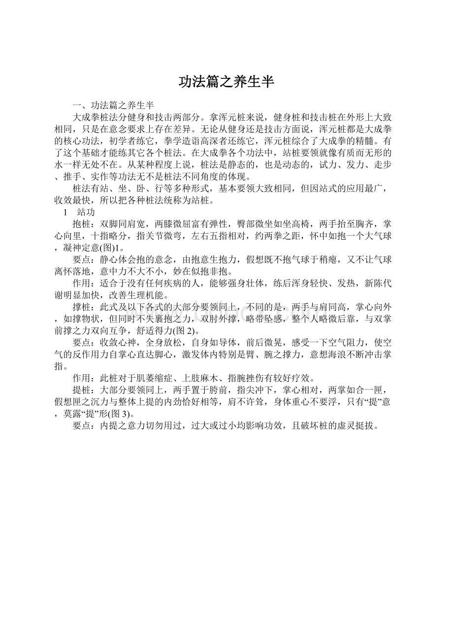 功法篇之养生半.docx_第1页