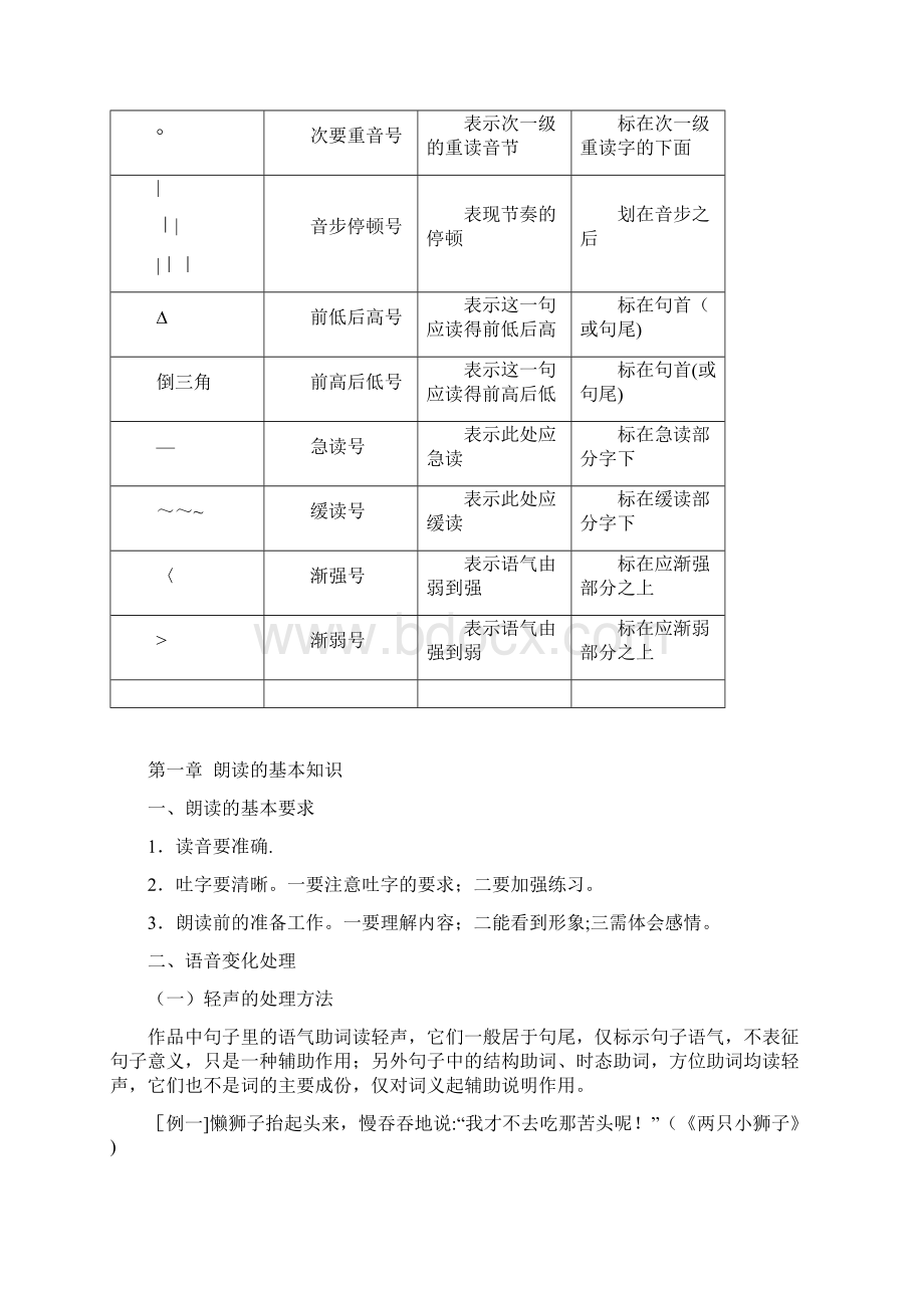 完整word版朗读技巧及训练.docx_第2页