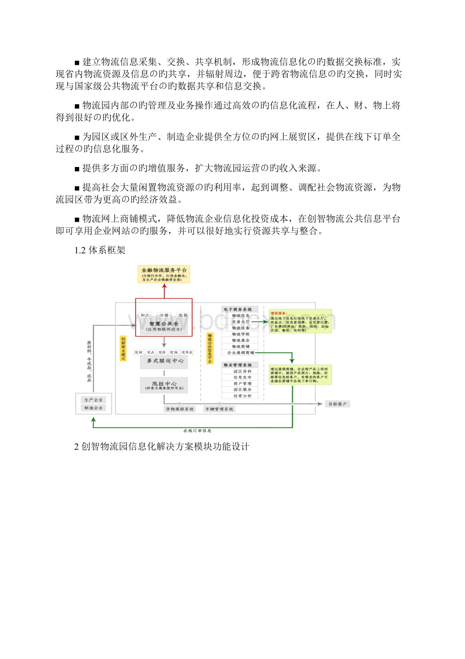 XX物流园信息化平台建设项目可行性方案.docx_第2页