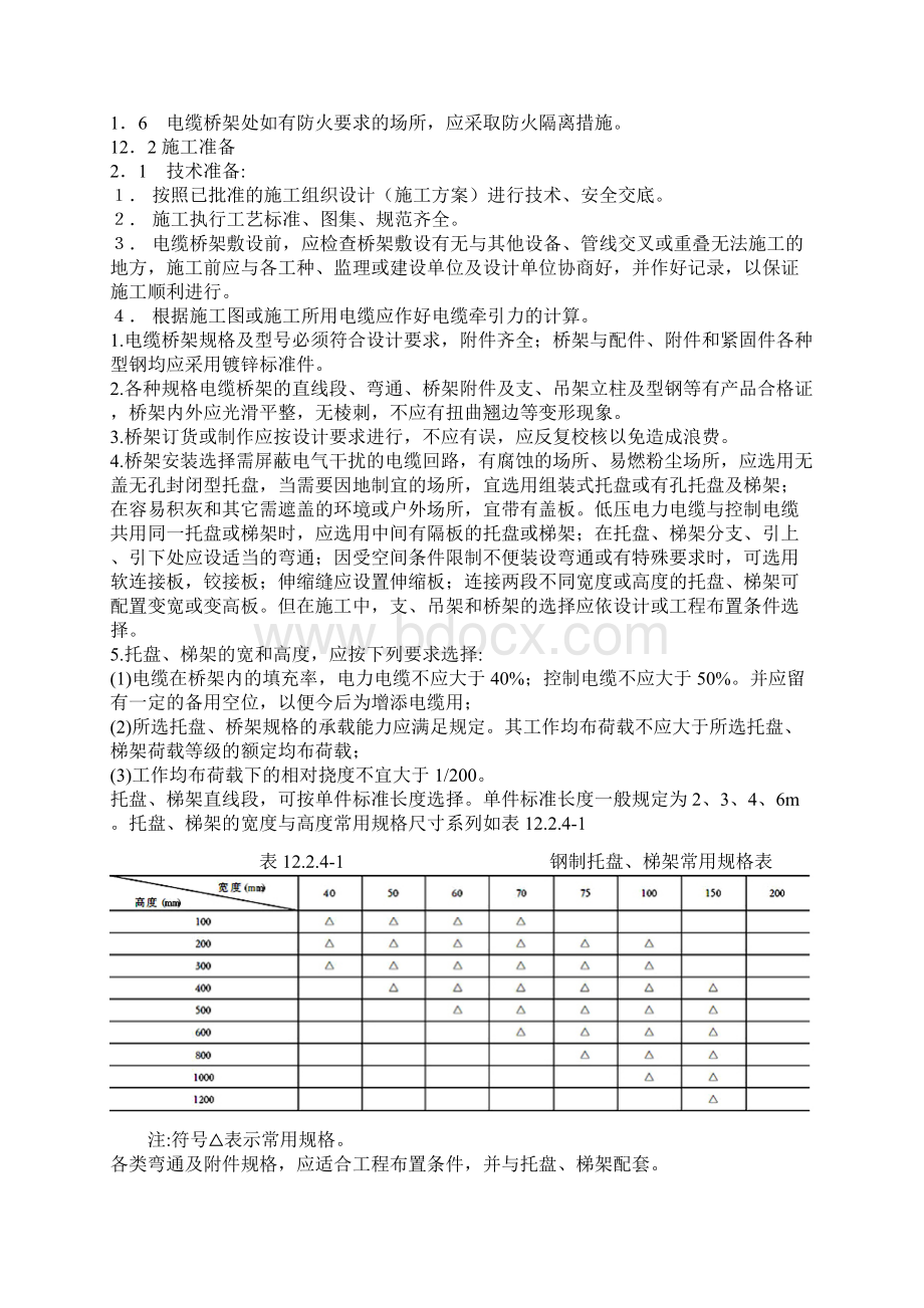 电缆桥架安装施工规范Word格式.docx_第2页