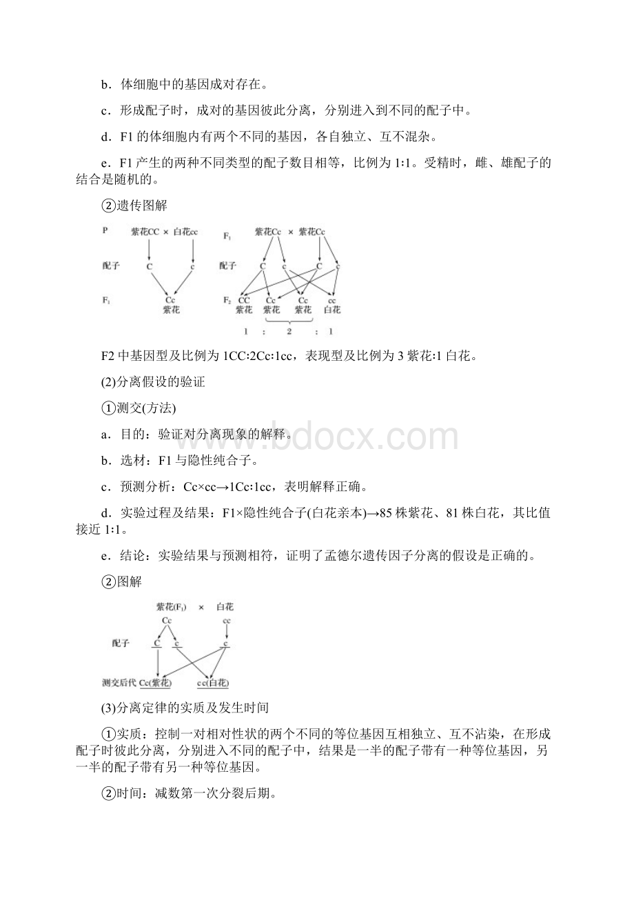 高考生物总复习第4单元遗传的基本规律及人类遗传病与优生 第15讲 分离定律.docx_第2页