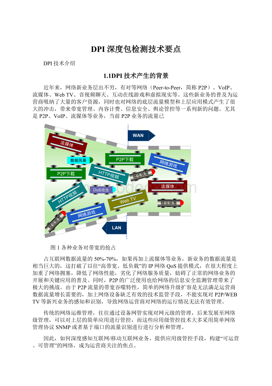 DPI深度包检测技术要点Word文件下载.docx