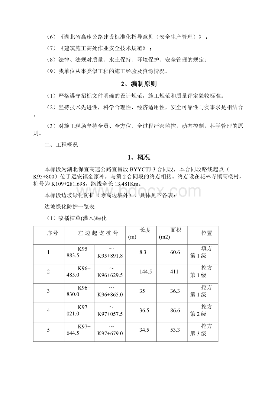 边坡绿化防护施工方案方针Word文档下载推荐.docx_第2页