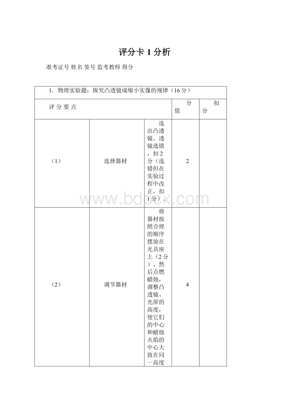 评分卡 1分析Word格式.docx_第1页