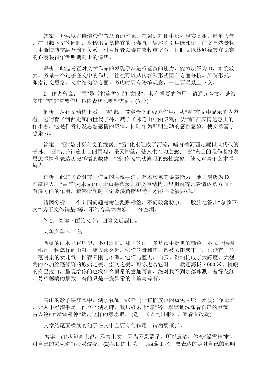 高考文学类文本阅读专题复习讲义Word下载.docx_第2页