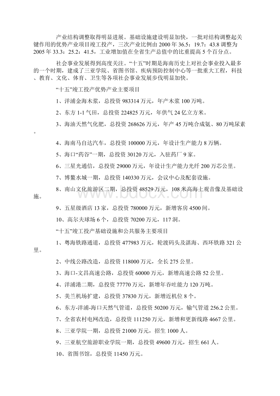 海南省十一五规划纲要.docx_第2页