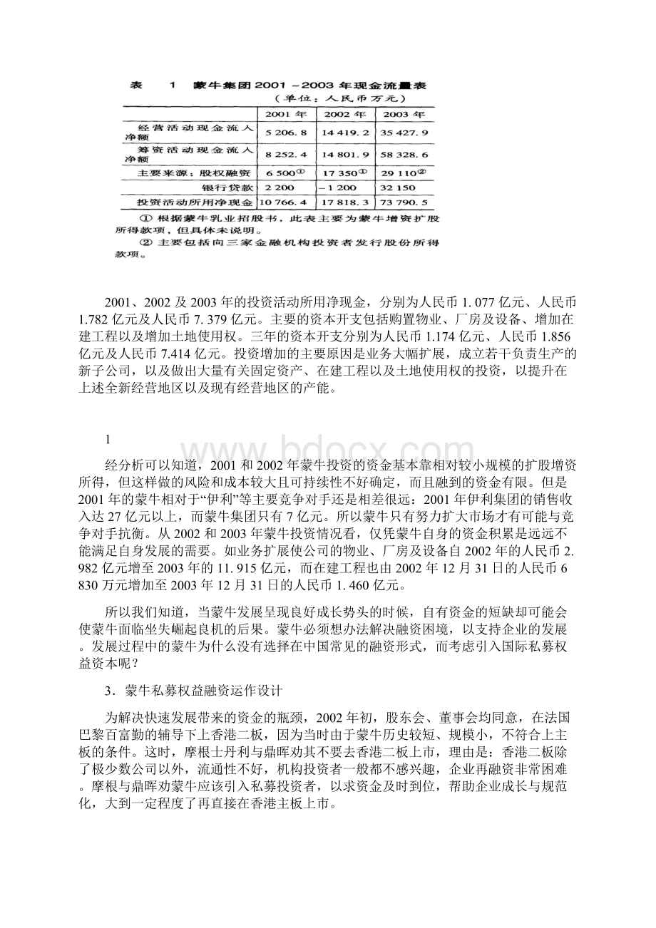 蒙牛私募股权融资精品文档Word格式文档下载.docx_第2页