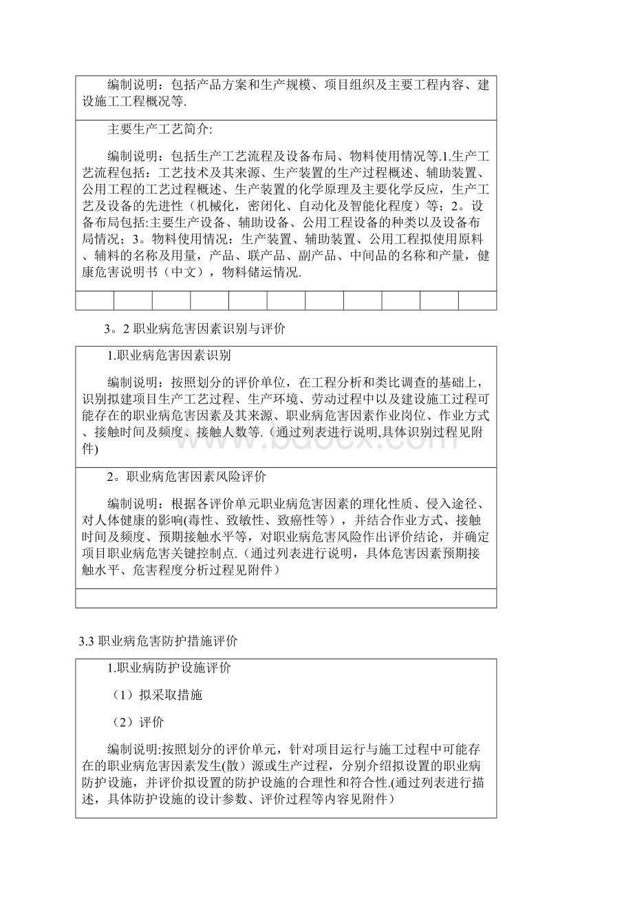 职业病危害预评价表最新范本模板.docx_第3页