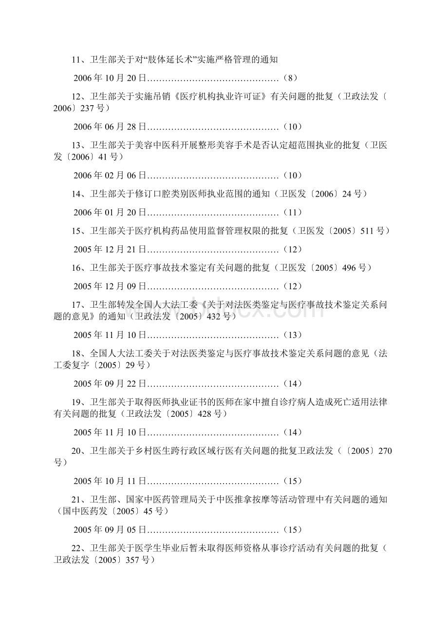 卫生部批复答复复函汇总Word格式文档下载.docx_第2页