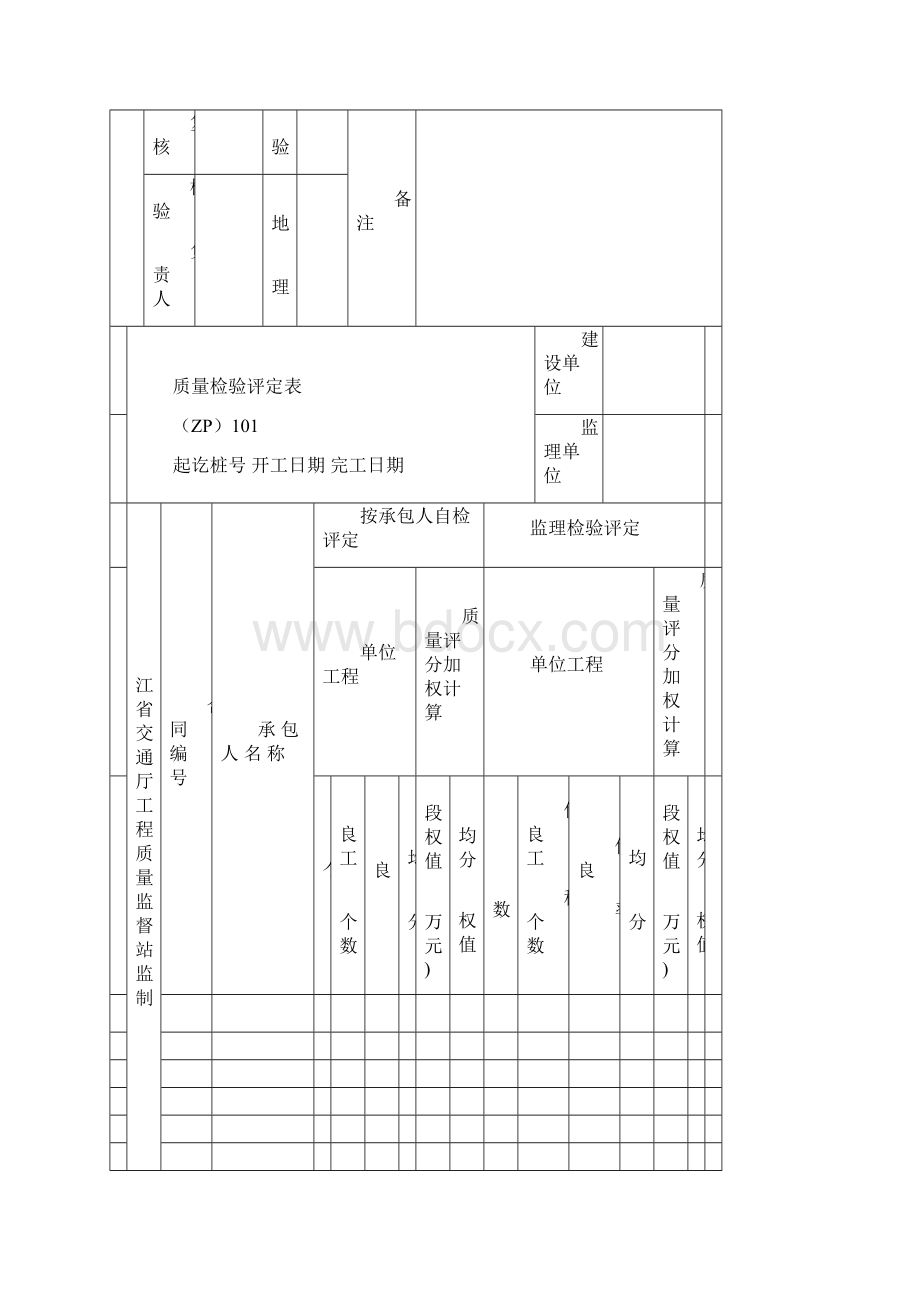 工程项目质量检验评定表.docx_第2页