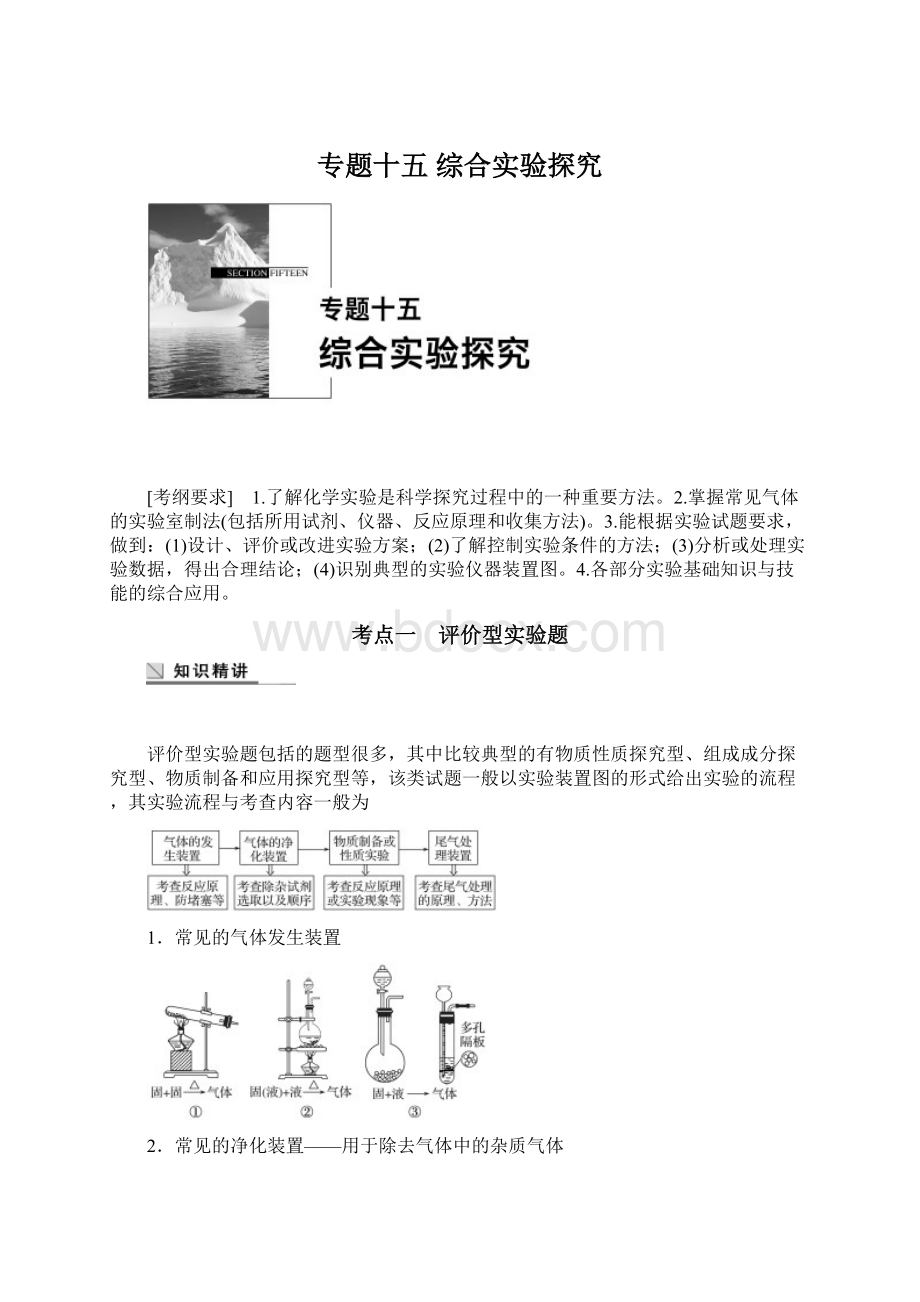 专题十五 综合实验探究Word文件下载.docx_第1页