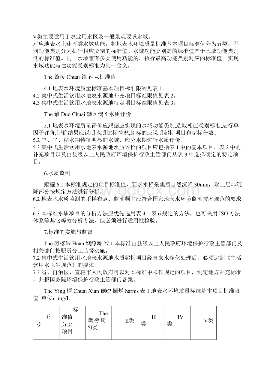 最新地表水环境质量标准gb 3838资料.docx_第3页