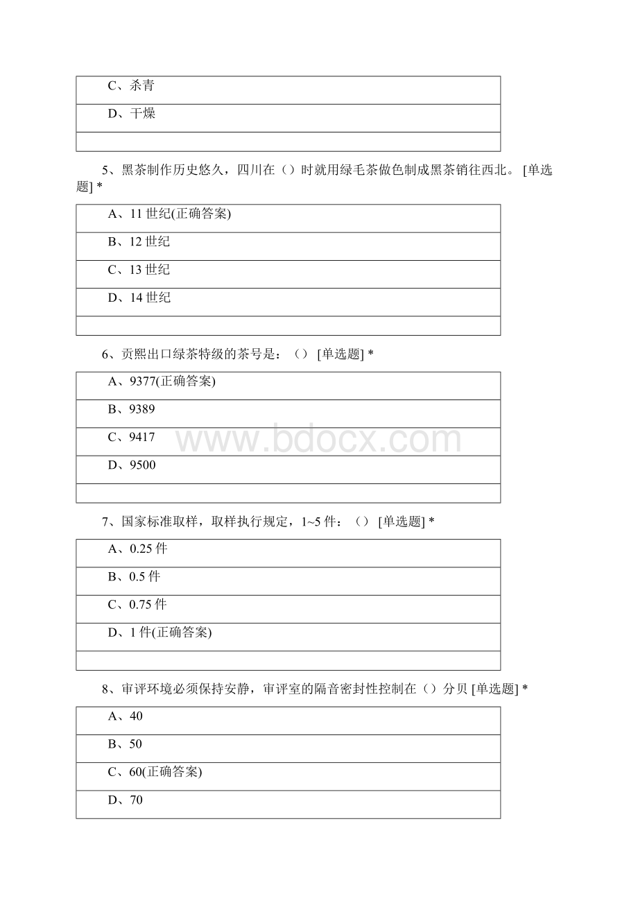 国际高级评茶员理论考核试题及答案Word格式文档下载.docx_第2页