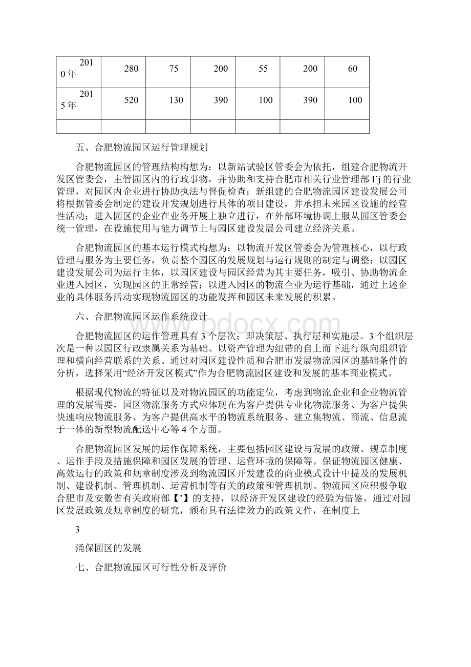 合肥市建设物流园区发展规划方案.docx_第3页