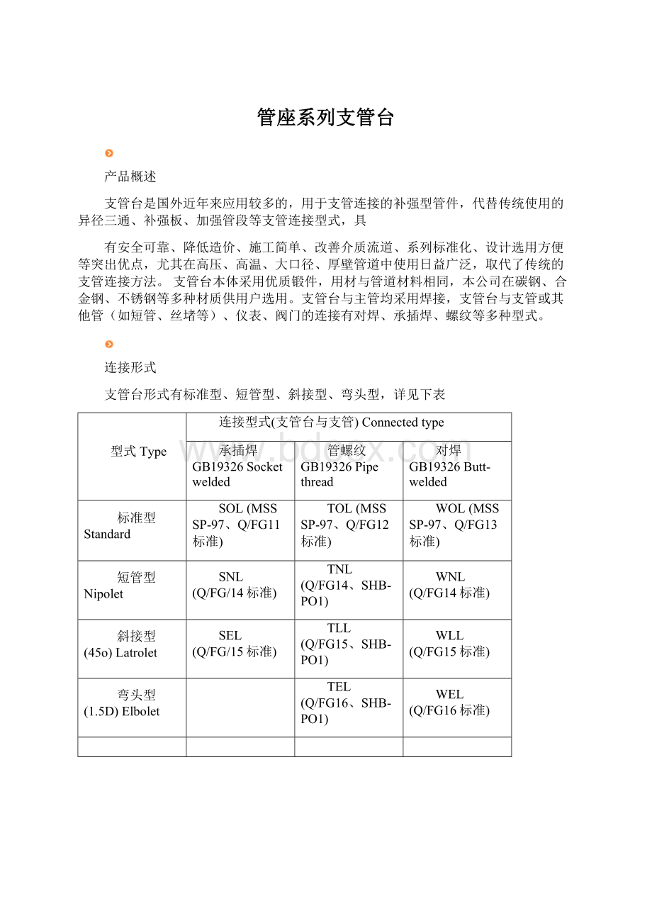 管座系列支管台.docx_第1页