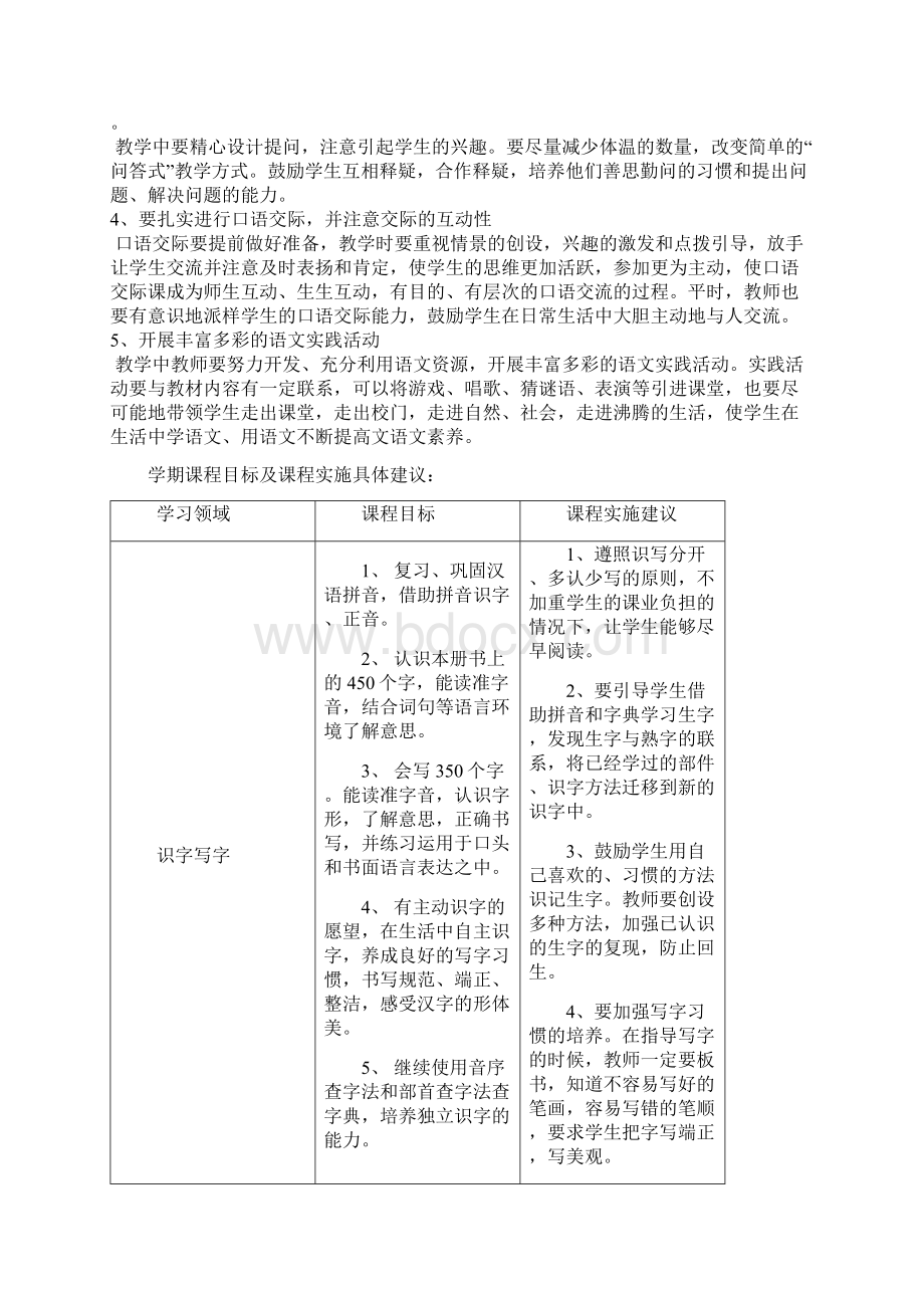 小学二年级语文上册课程纲要.docx_第3页