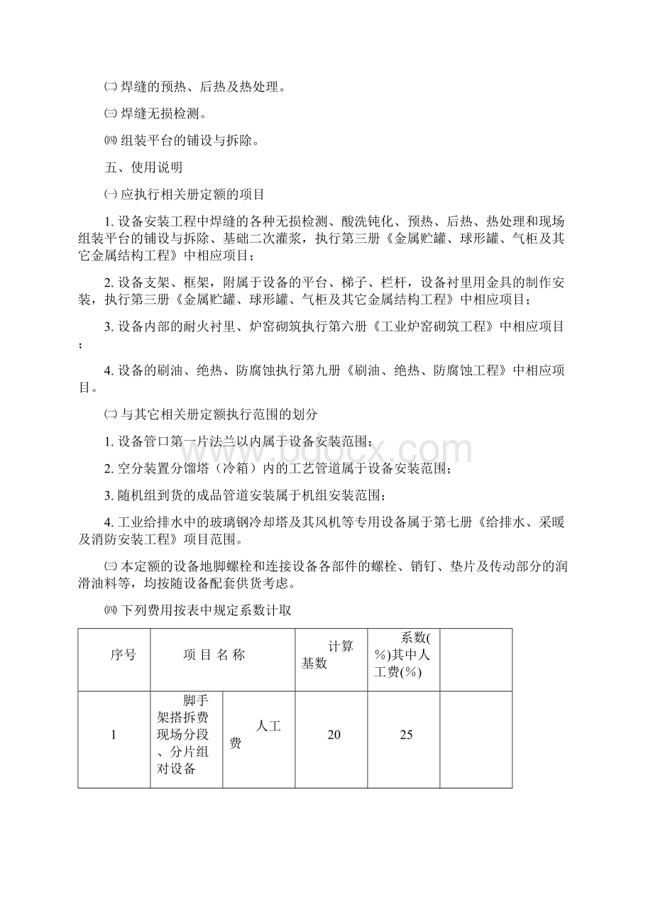 石油化工行业安装工程预算定额说明版.docx_第3页