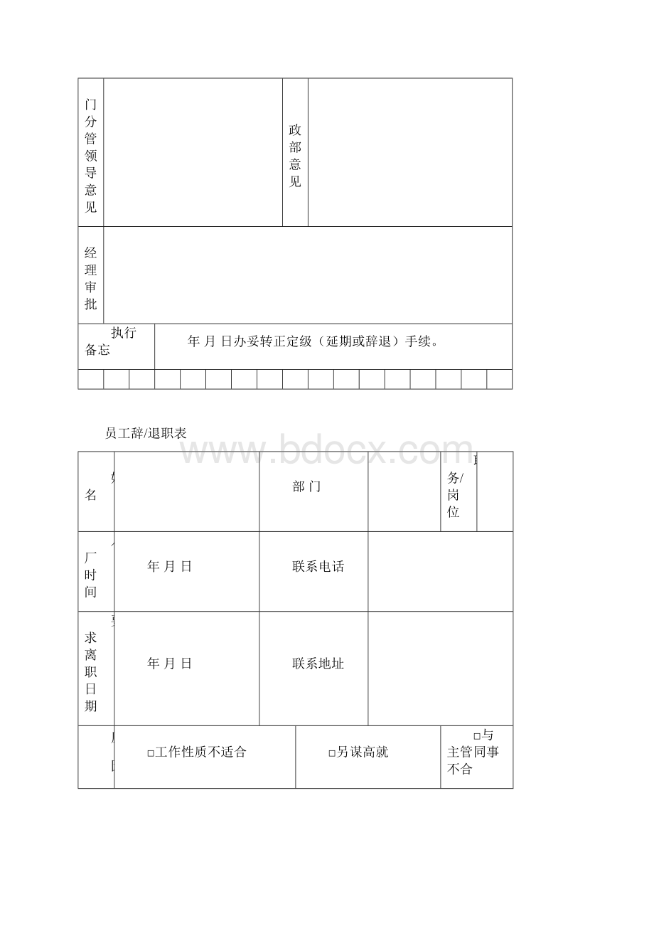 行政管理套表行政部表单Word格式.docx_第3页