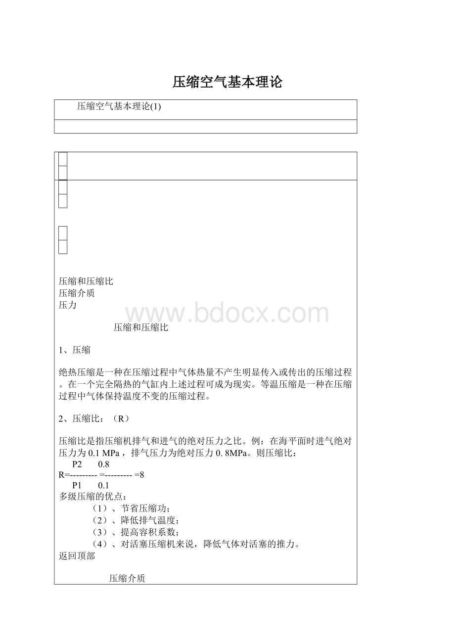 压缩空气基本理论Word文档下载推荐.docx