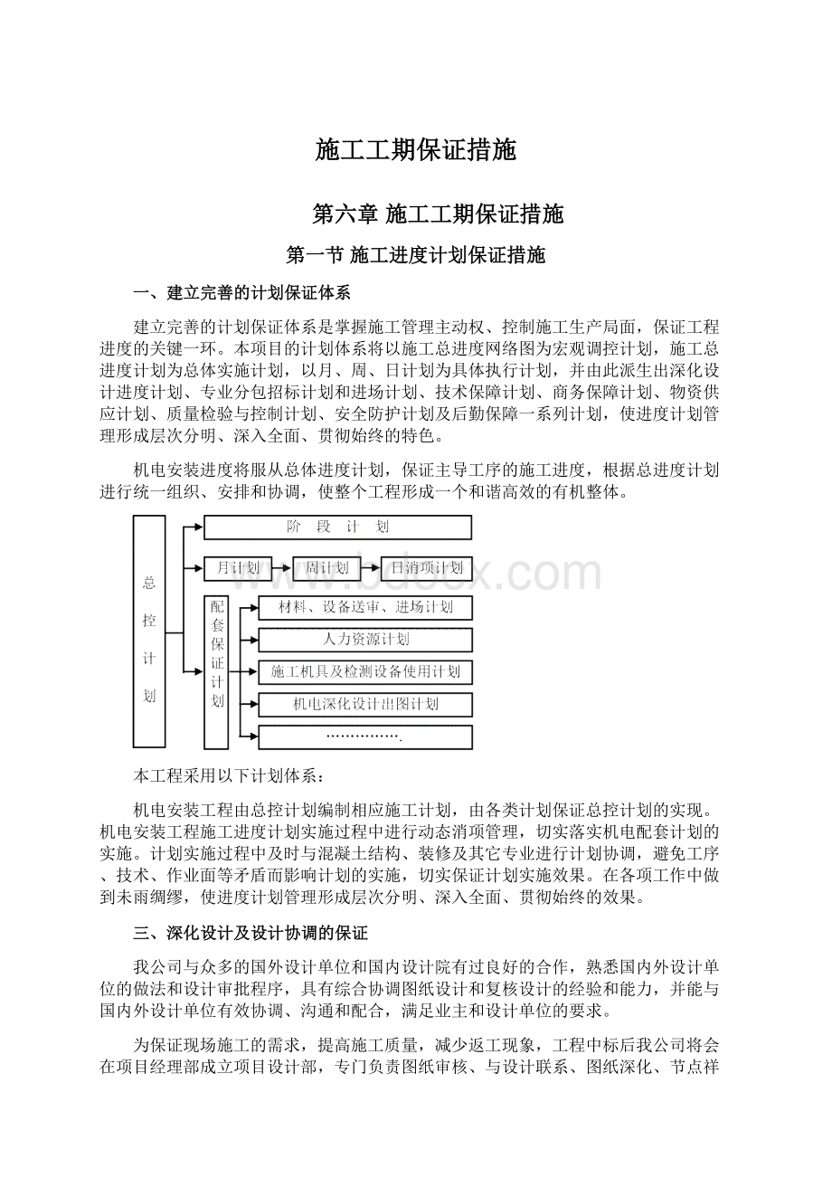 施工工期保证措施.docx_第1页