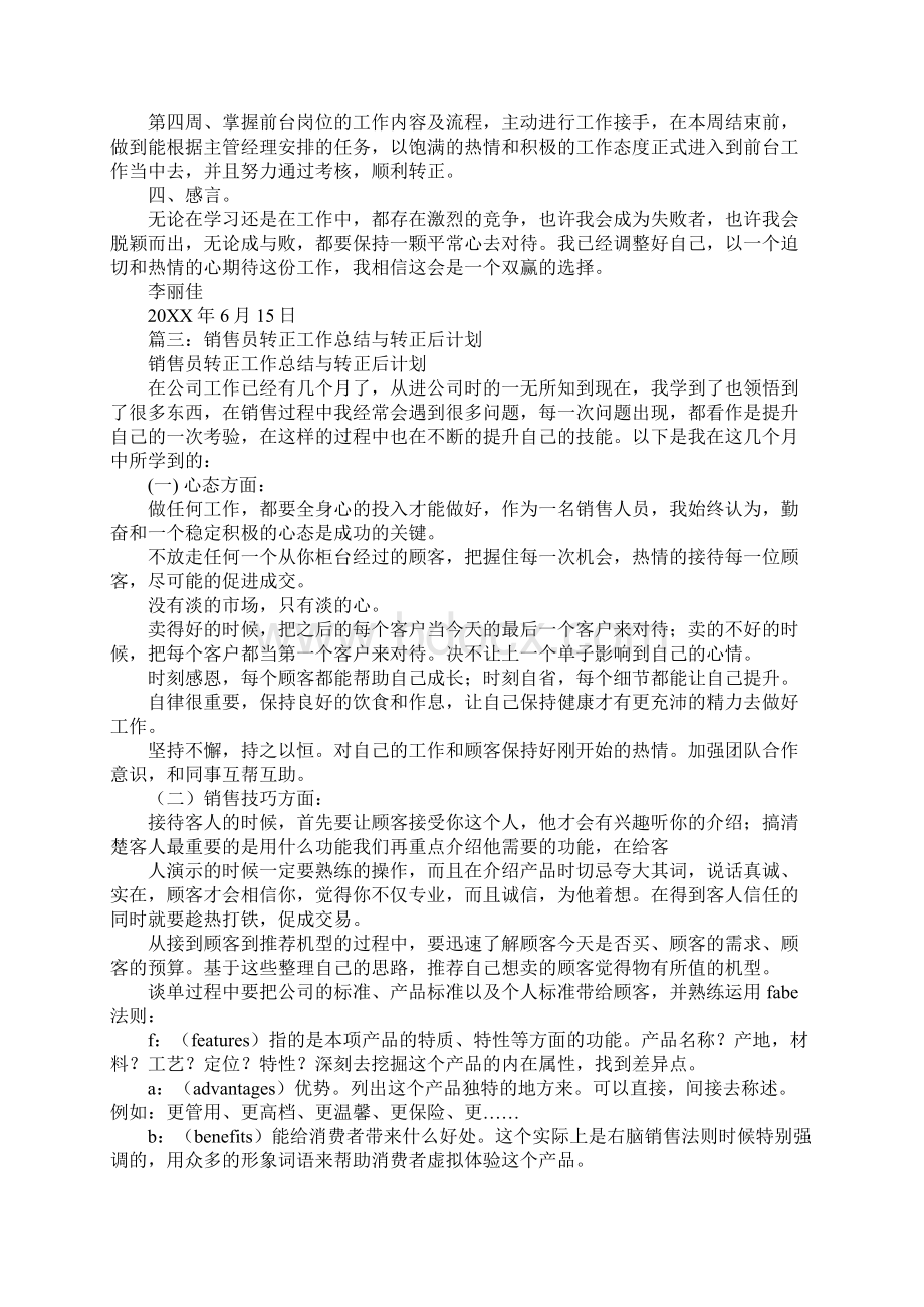 转正销售工作计划.docx_第3页