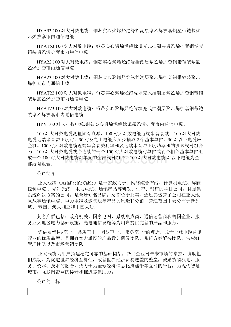 精编电力行业对大对数电缆.docx_第2页