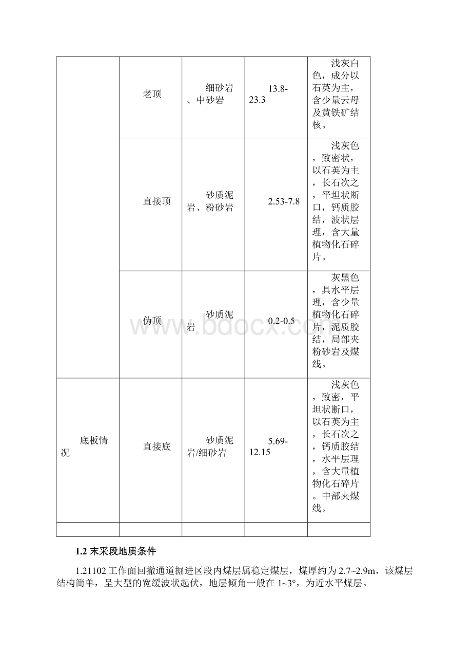 21102综采工作面末采贯通安全技术措施.docx_第2页