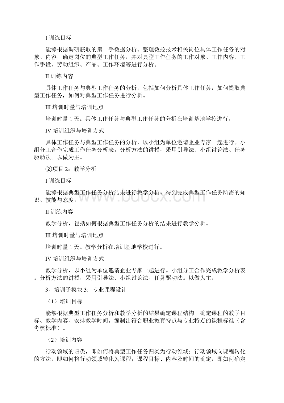 职业院校数控应用技术专业教师专业教学能力培训方案Word文档下载推荐.docx_第3页