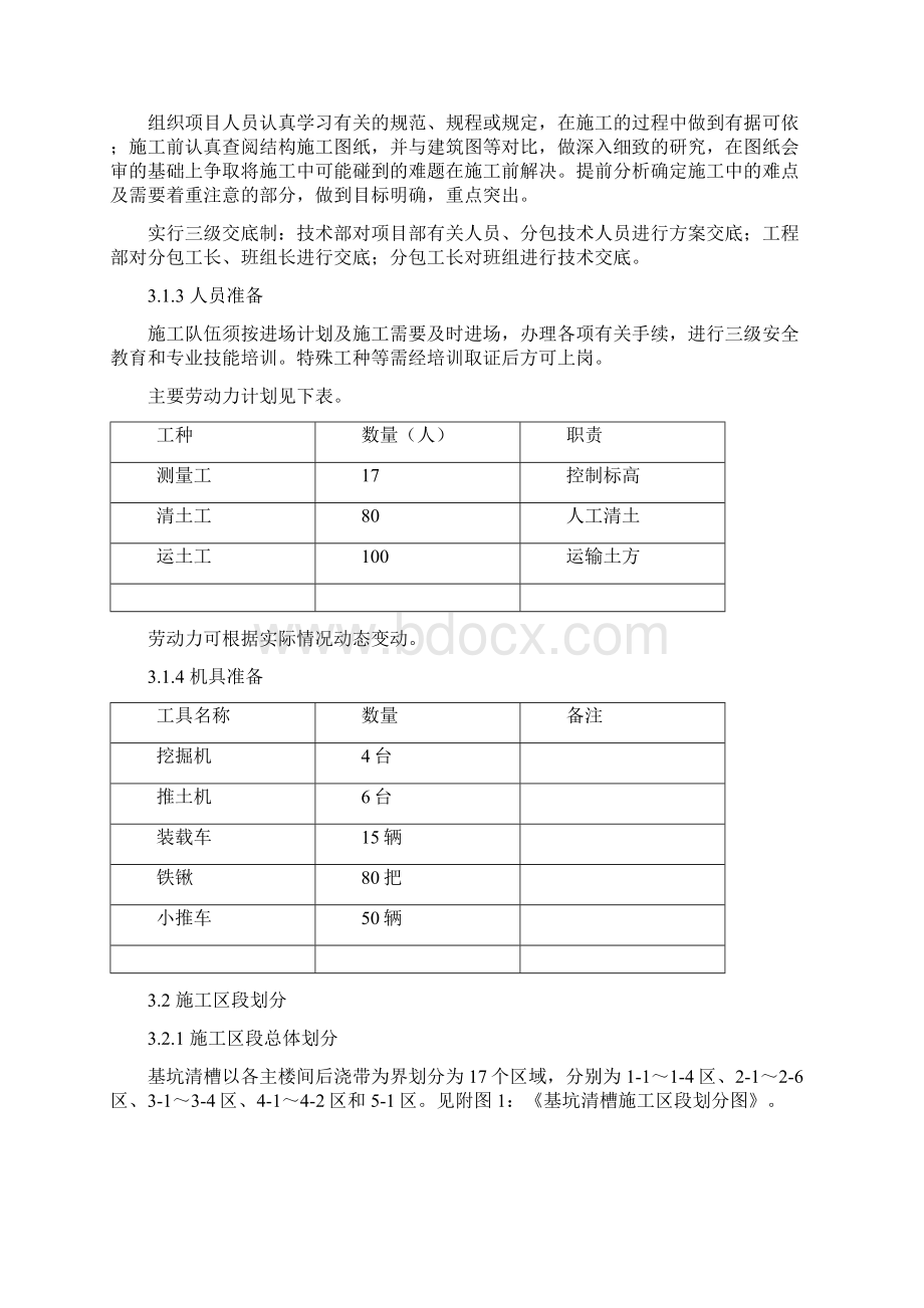 基坑清槽施工综合方案.docx_第3页