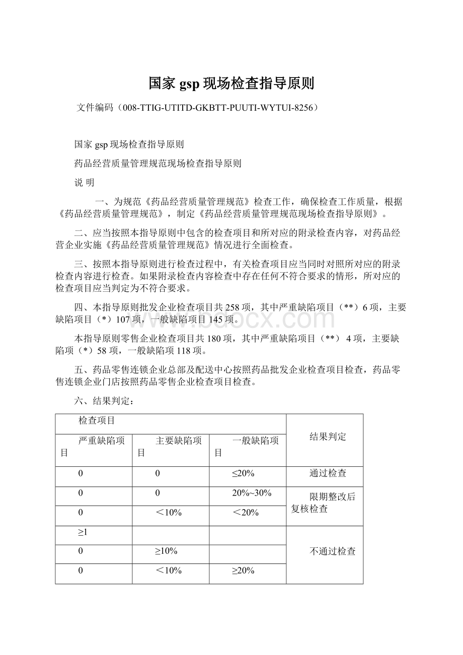 国家gsp现场检查指导原则文档格式.docx_第1页