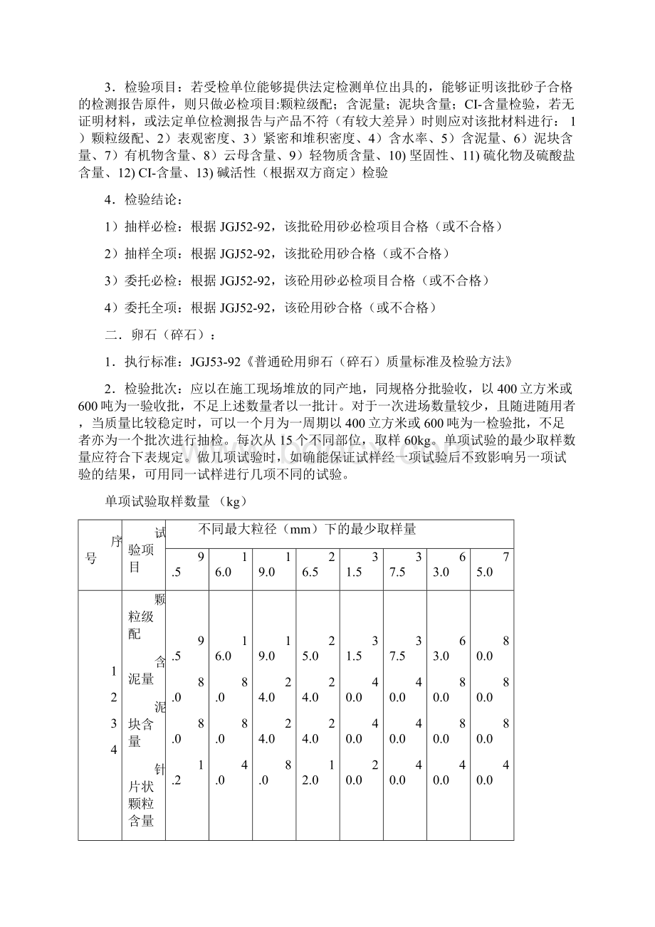 建筑材料见证取样检测试验标准1文档格式.docx_第2页