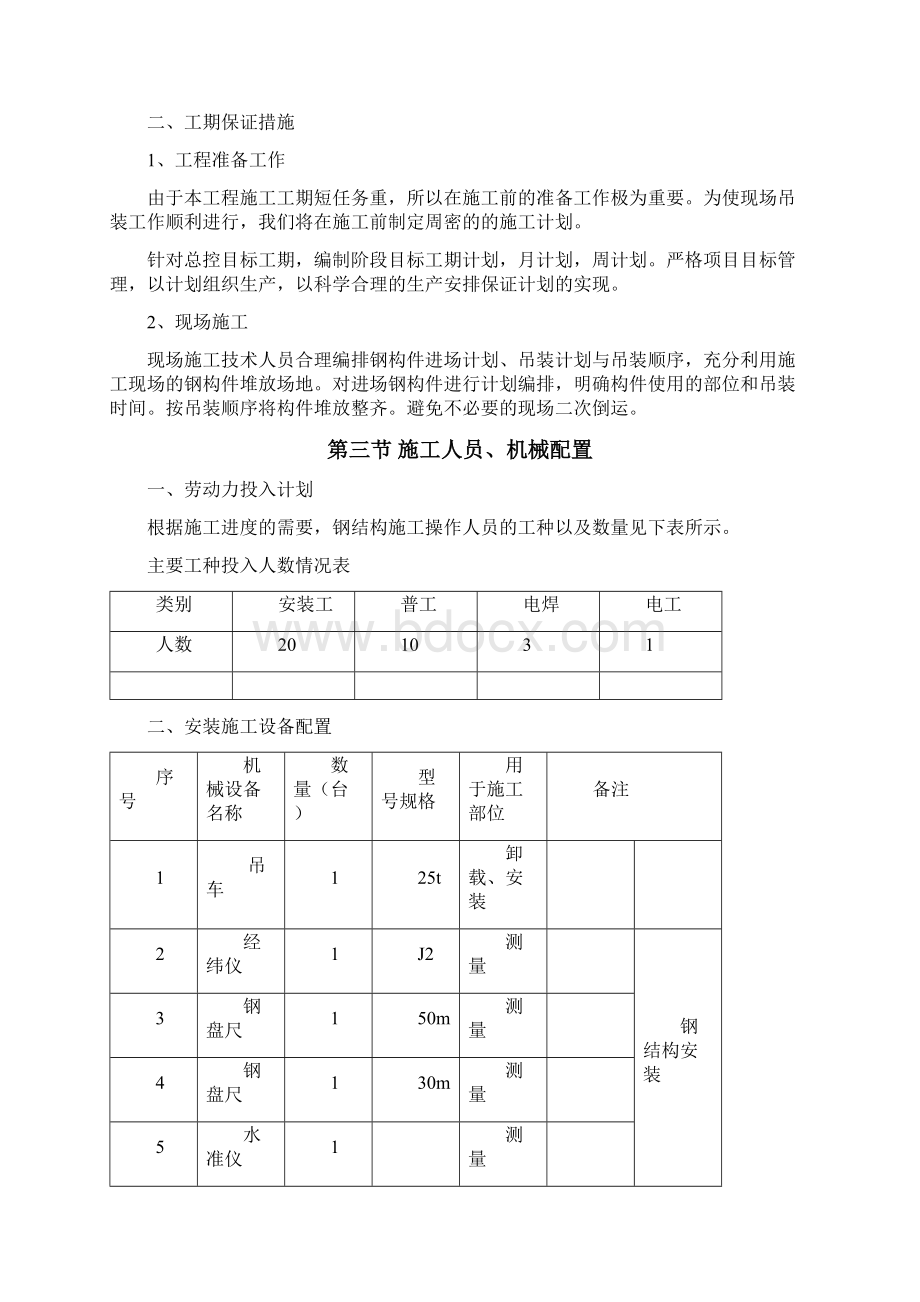 钢结构吊装及安装施工方案.docx_第2页