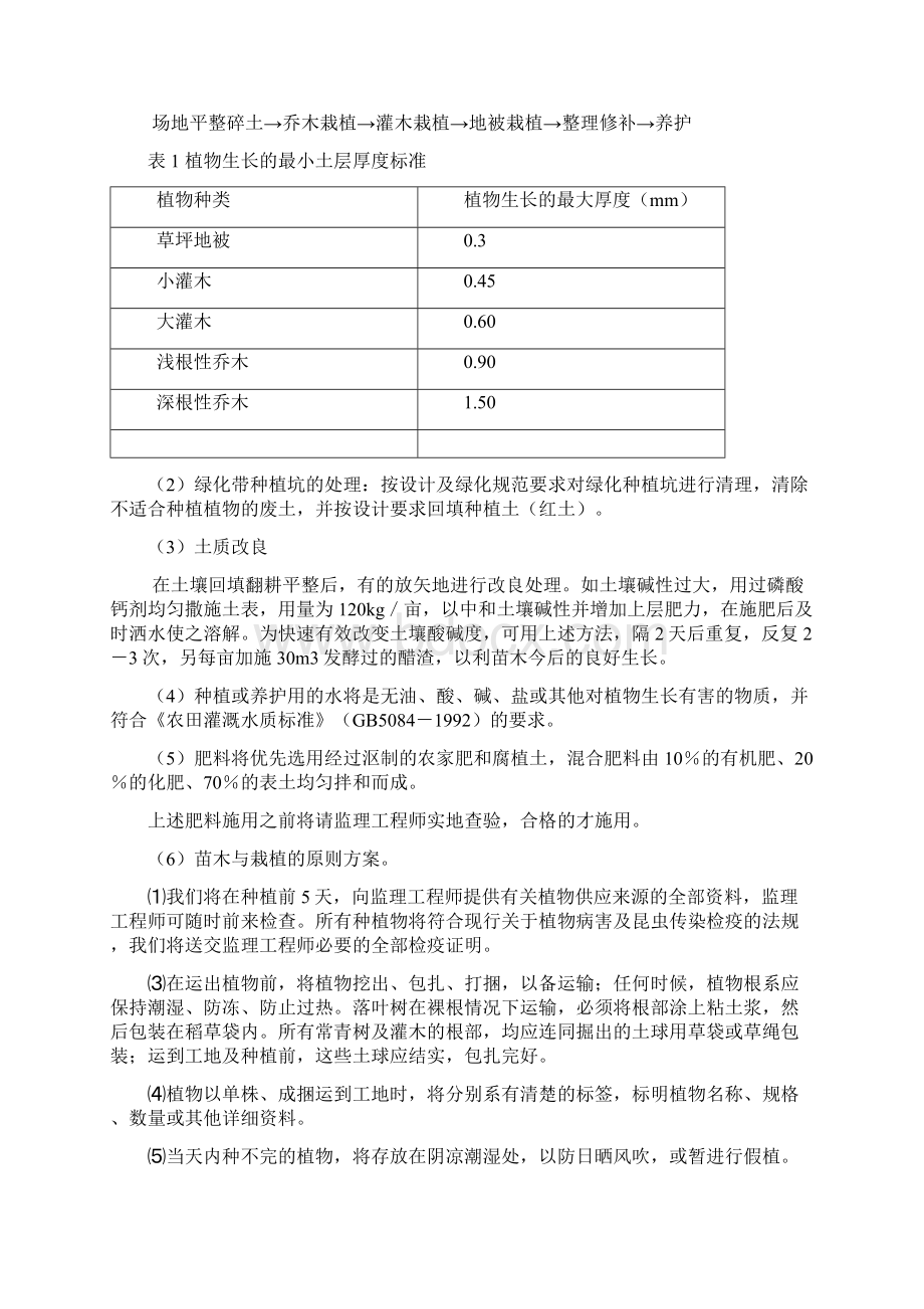 某市政道路绿化工程施工组织设计.docx_第3页