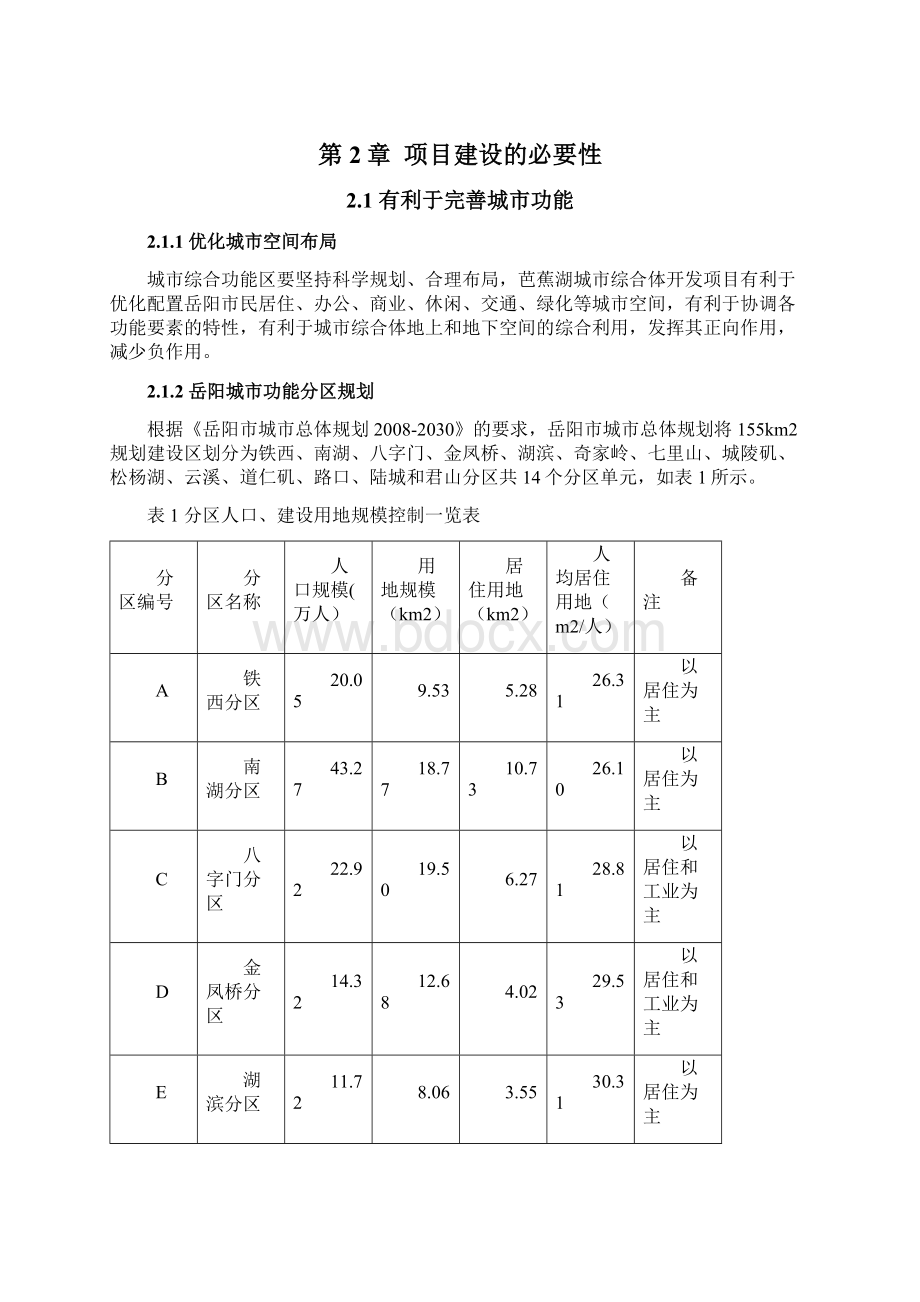 芭蕉湖城市综合体开发文档格式.docx_第2页