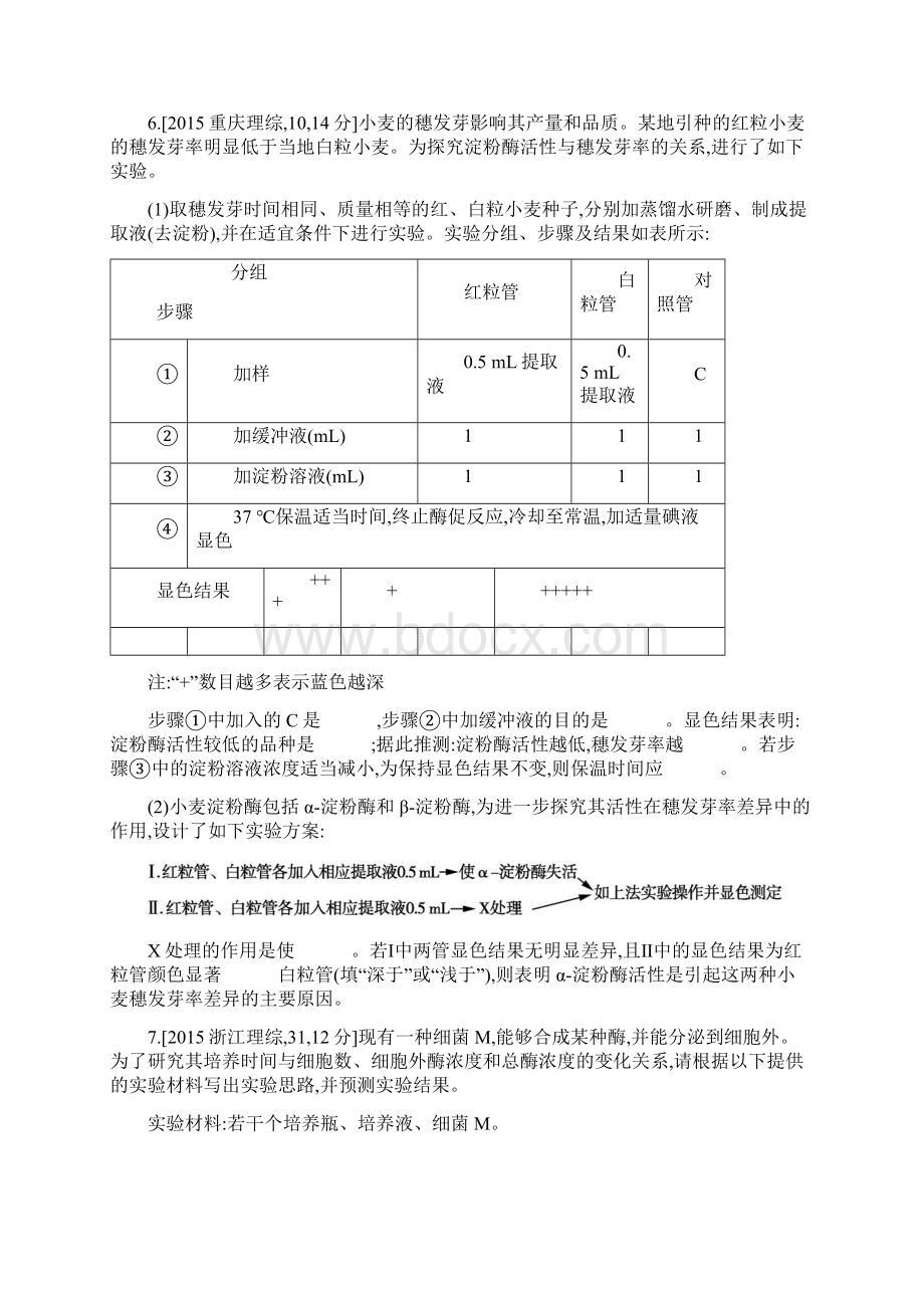 高考理科综合生物知识点总结考点分类 酶与ATP.docx_第3页