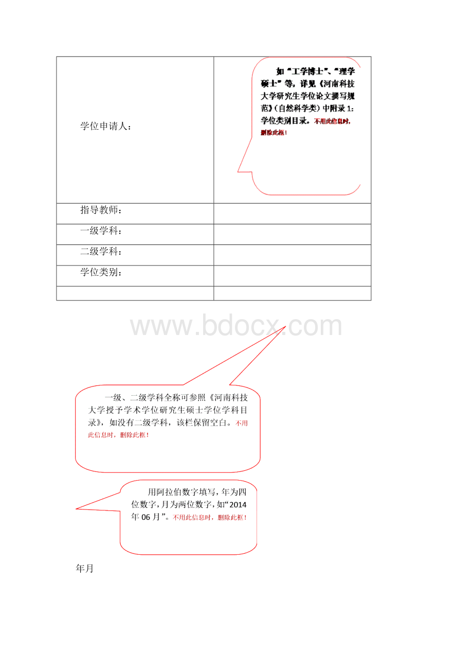 河南科技大学研究生学位论文模板自然科学类.docx_第2页