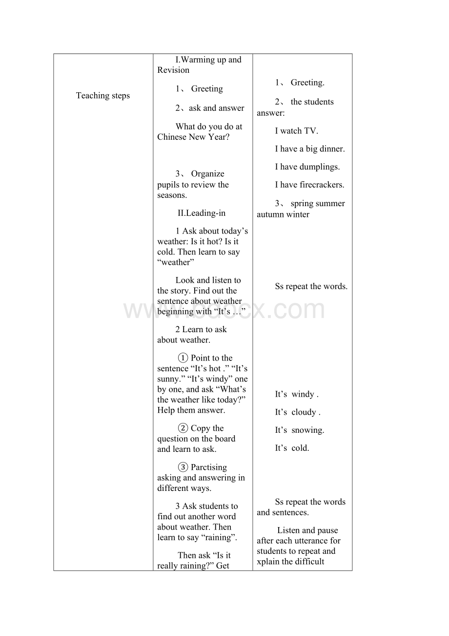 外研版英语二年级下册教案一年级起点Word文件下载.docx_第2页