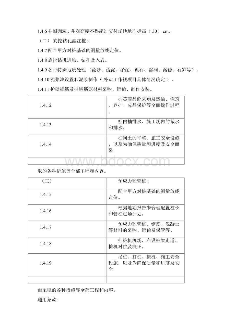 桩基础工程专业分包合同模板.docx_第2页