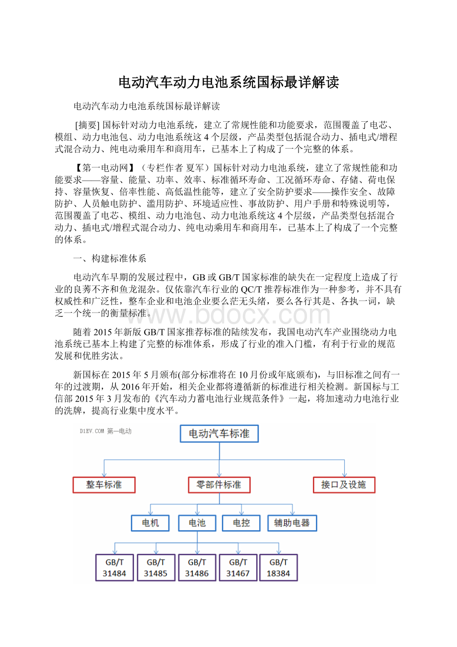 电动汽车动力电池系统国标最详解读文档格式.docx_第1页