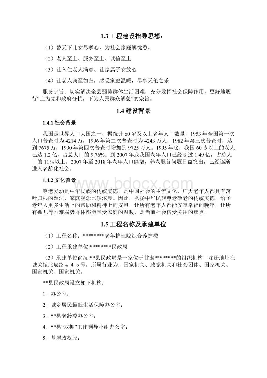 老年护理院可行性研究报告文档格式.docx_第2页