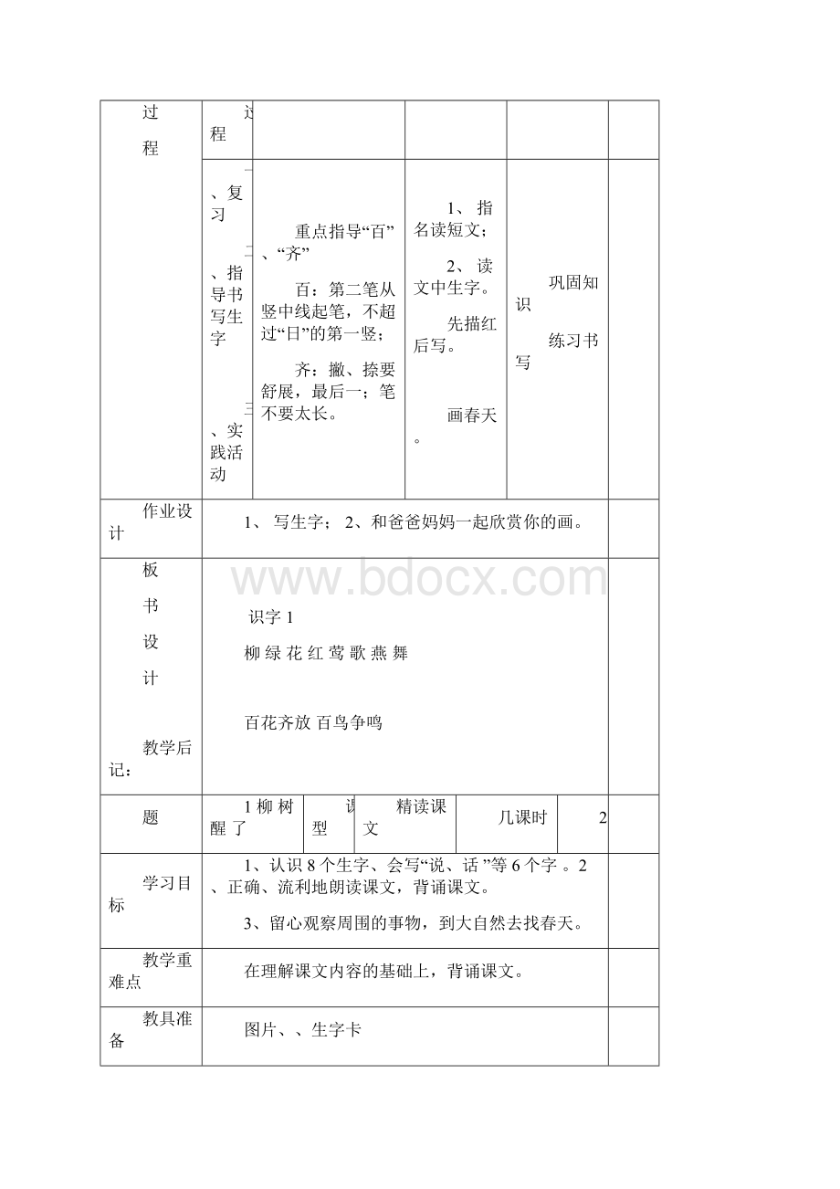 新人教版小学一年级语文下册全册电子教案.docx_第3页