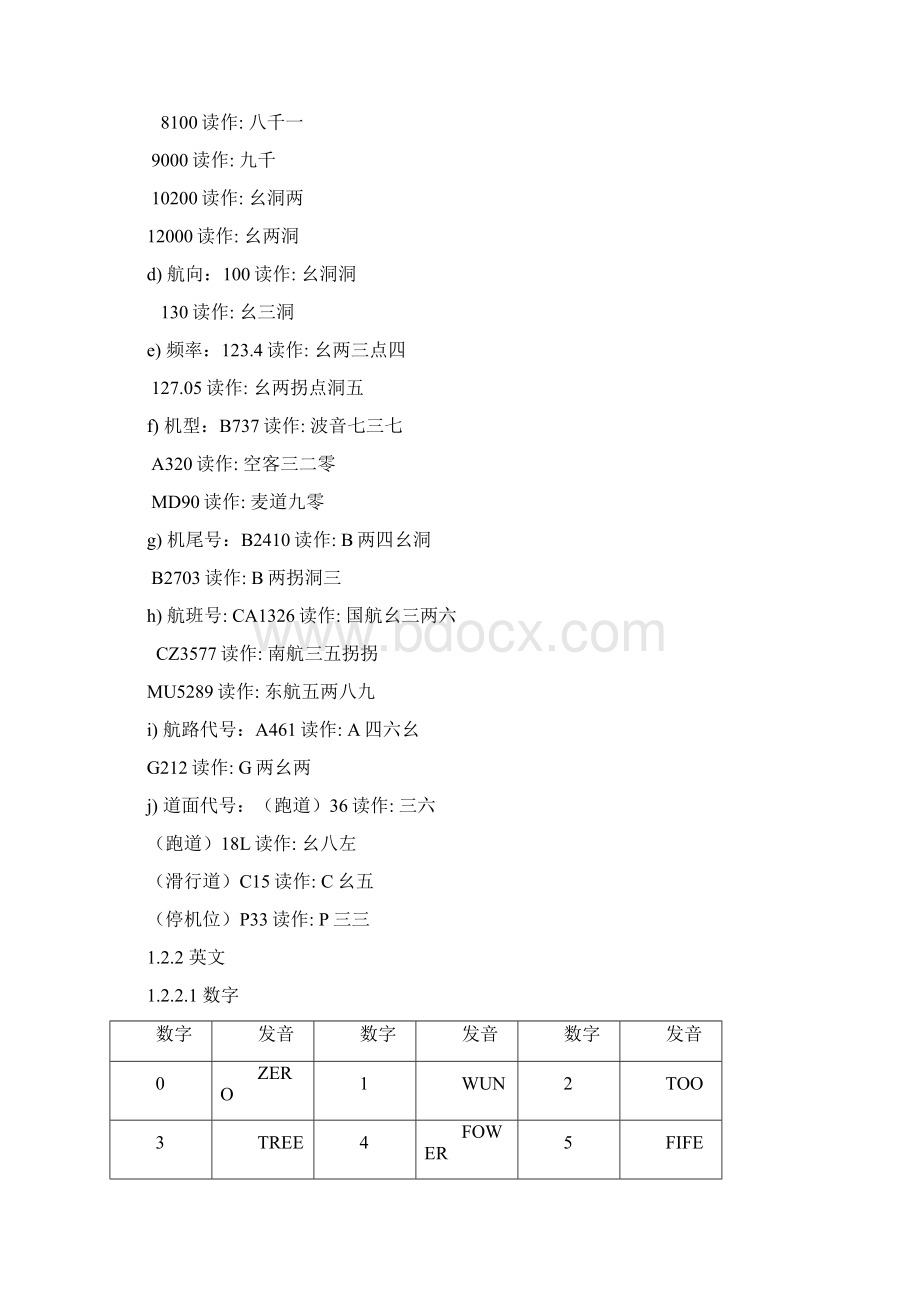 中国民航现场指挥标准用语Word格式文档下载.docx_第3页