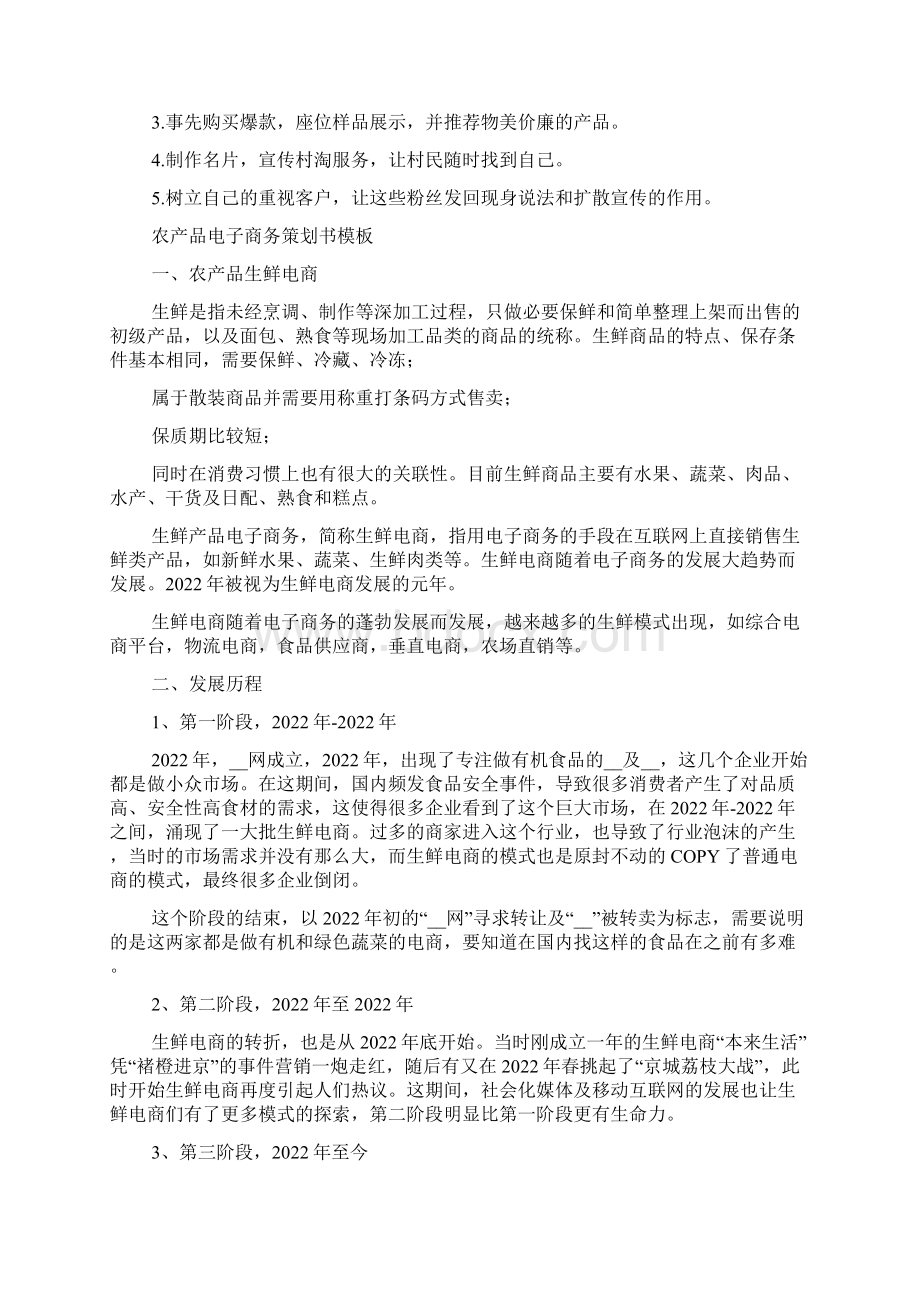 农产品电子商务策划书模板.docx_第3页