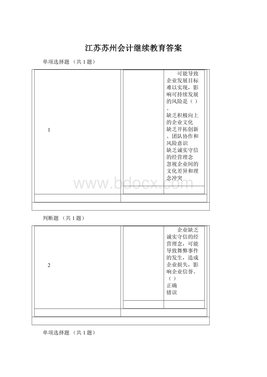 江苏苏州会计继续教育答案.docx