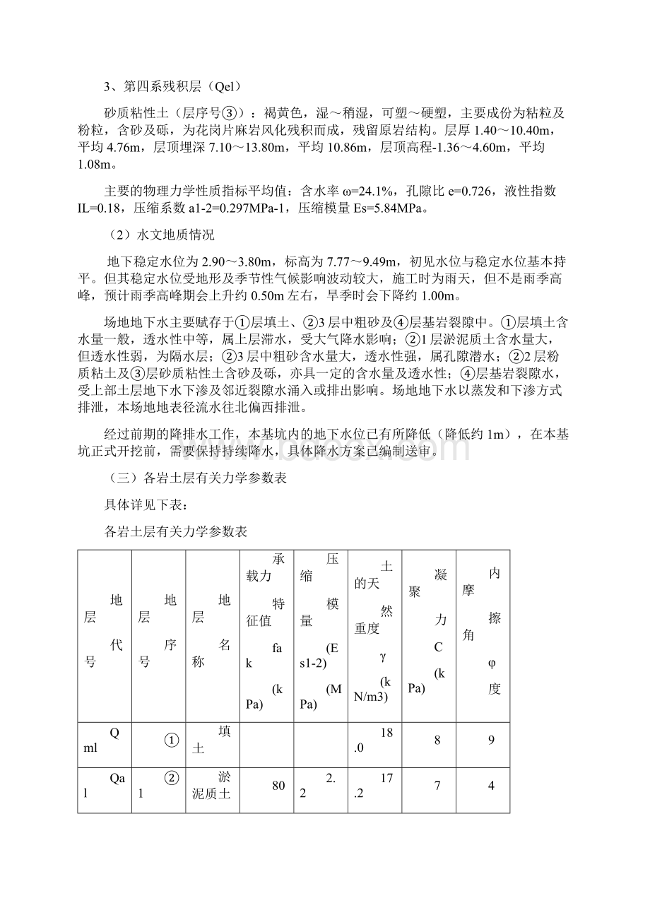 地下室核心筒基坑土方开挖施工方案.docx_第2页