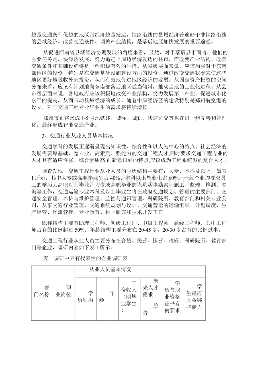 交通工程专业调研报告Word格式.docx_第2页