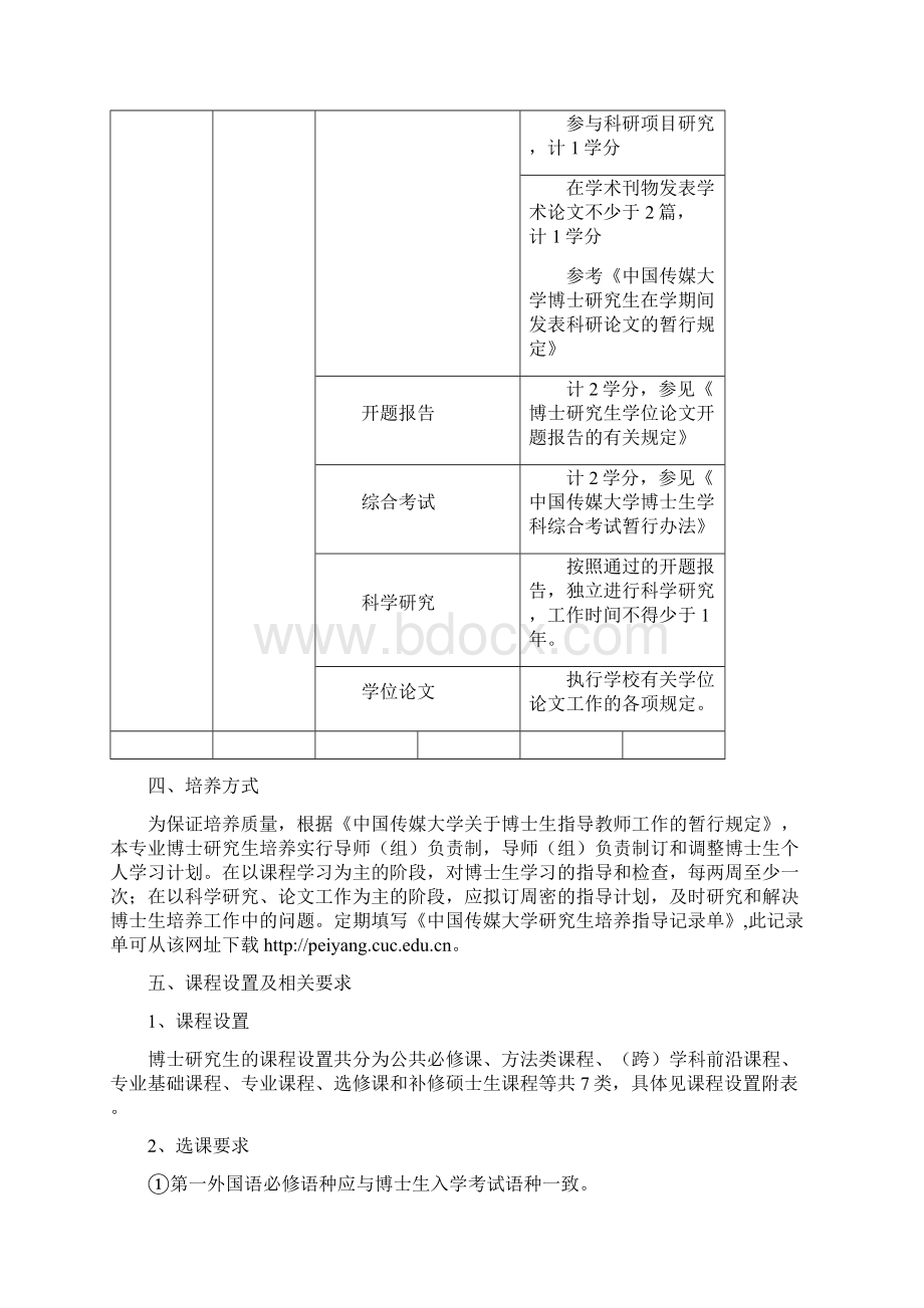 中国传媒大学博士生《戏剧戏曲学》培养方案 优选.docx_第3页