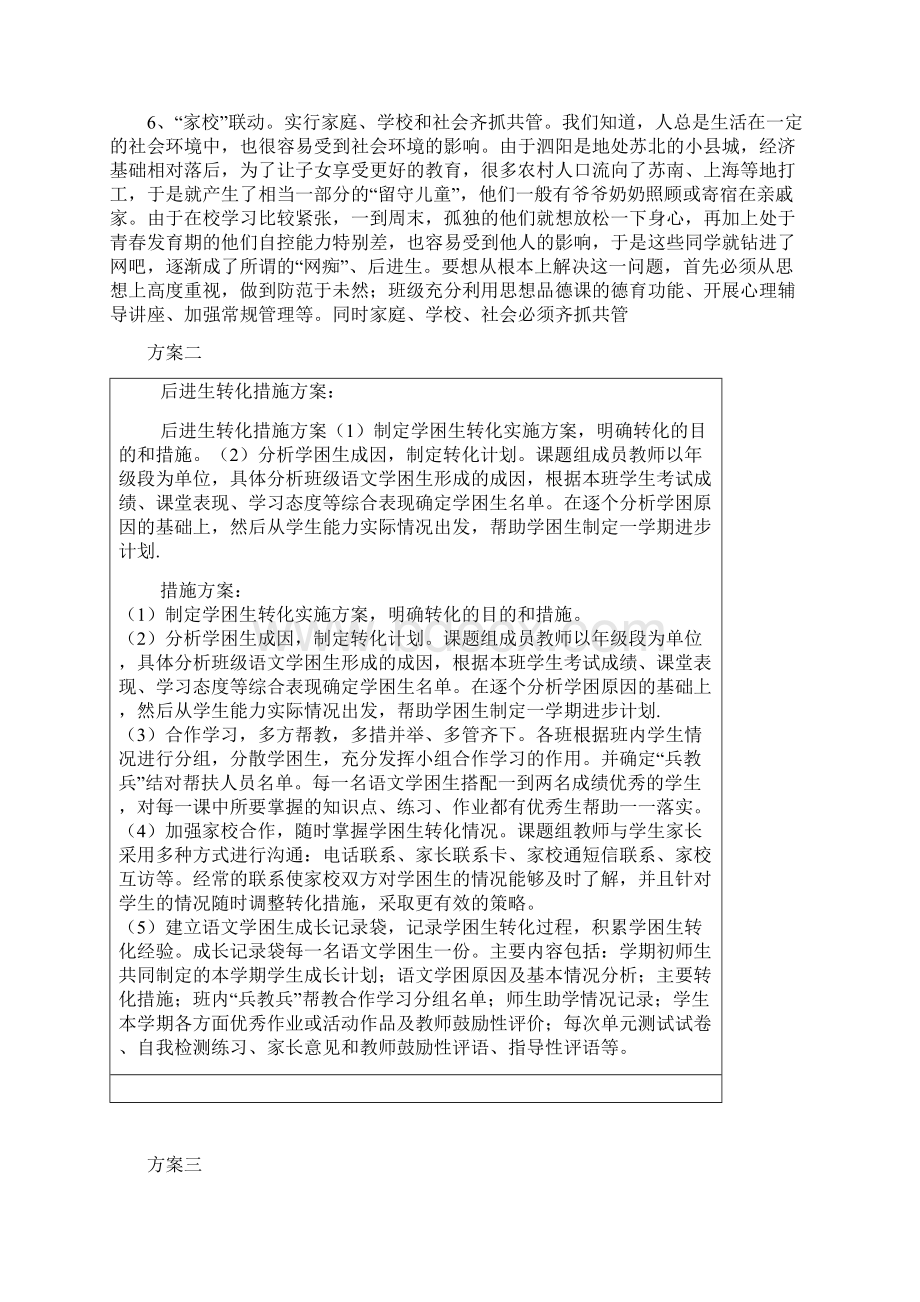 后进生转化方案.docx_第2页