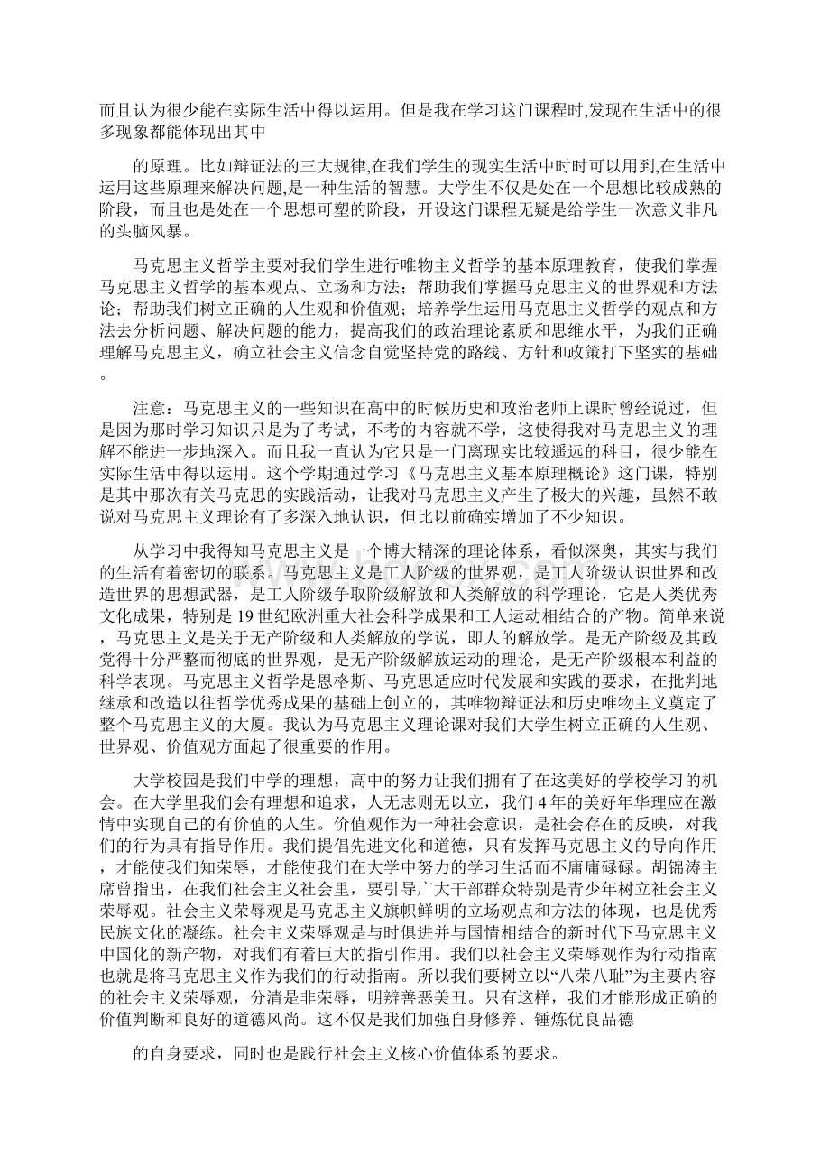 马原学习心得体会Word格式文档下载.docx_第2页