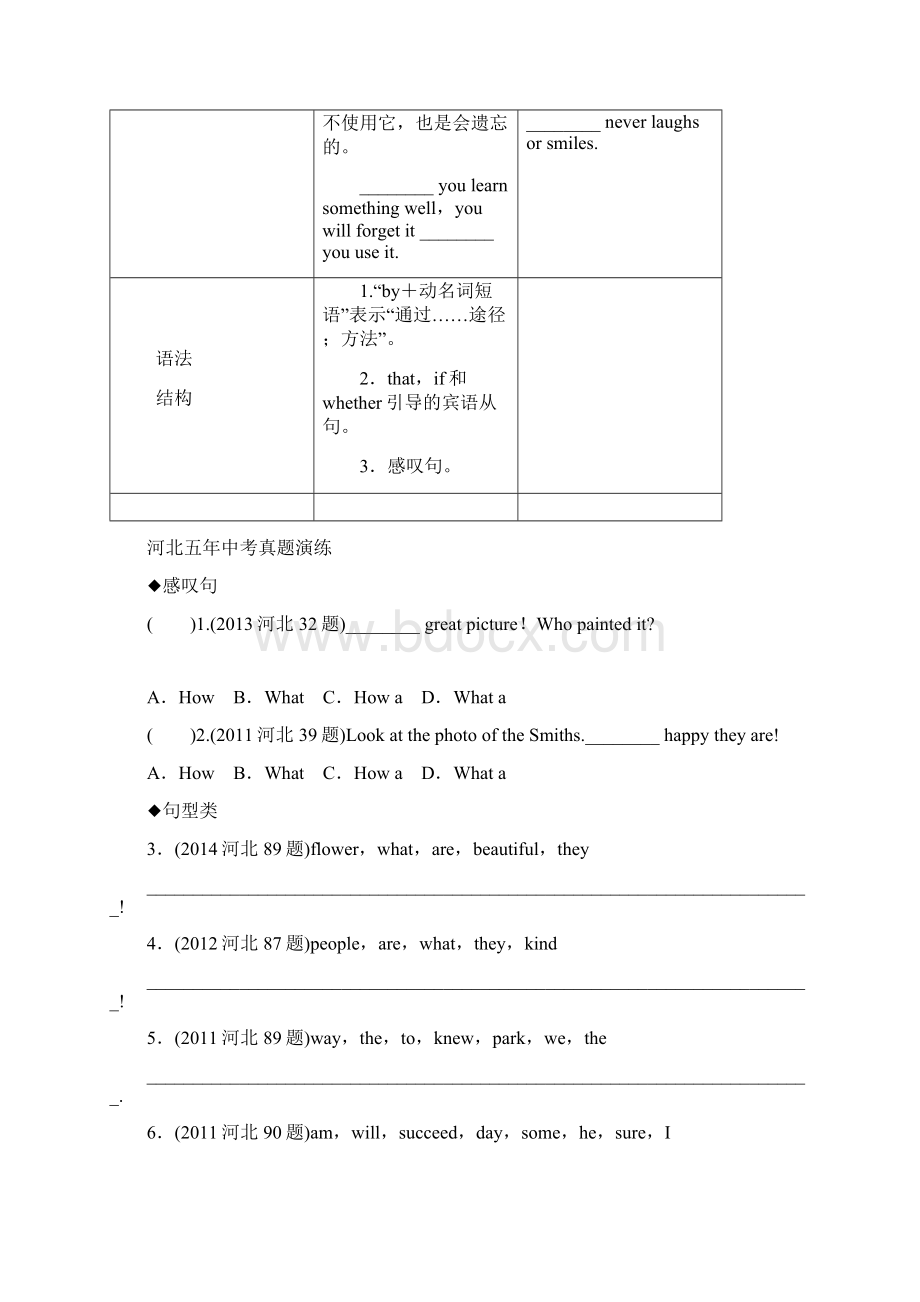 中考命题研究英语河北人教版教材知识梳理 九年级.docx_第3页